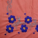 Coral Orange Floral