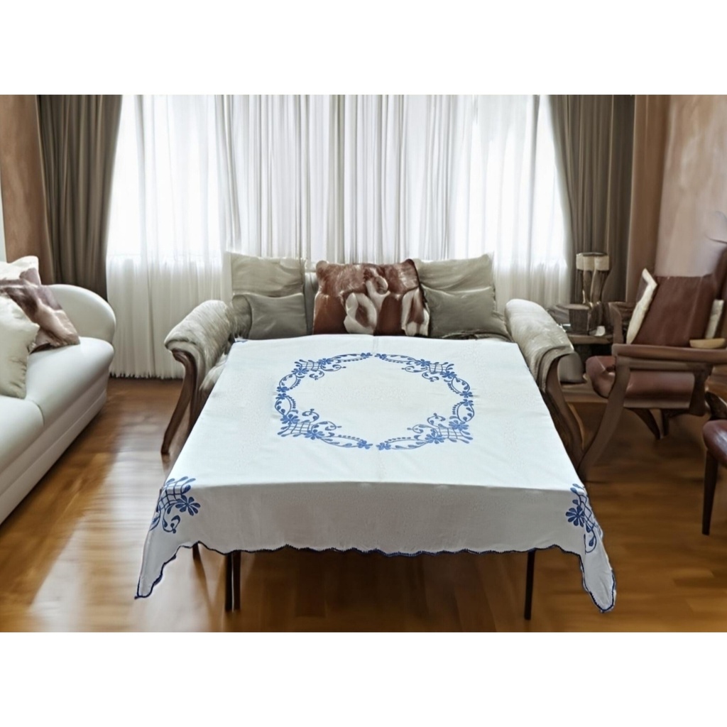 Blue Diamond Table Cover