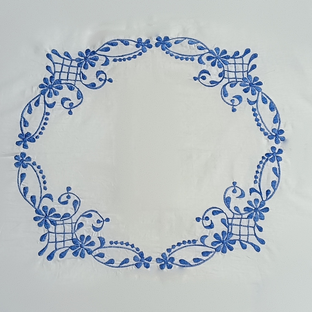 Blue Diamond Table Cover