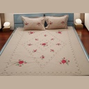 Laal Gulaab - Beige Bedsheet