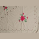 Laal Gulaab - Beige Bedsheet