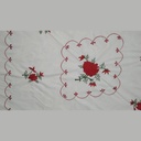 Laal Gulaab - White Bedsheet
