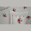 Laal Gulaab - White Bedsheet