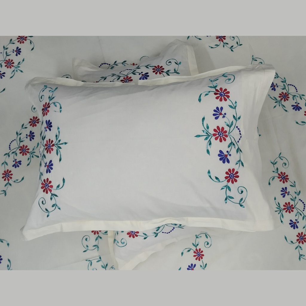 Cream Garden Bedsheet