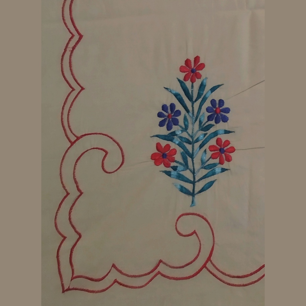 Beige Garden Bedsheet