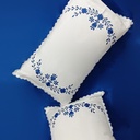 Bellflower White Pillow Cover 