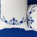Bellflower White Pillow Cover 