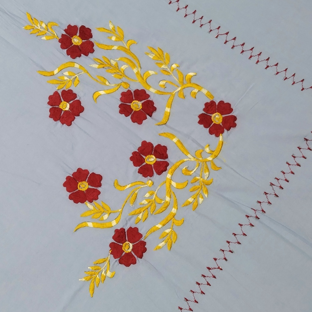Meghbalika - Cloudy Grey Bedsheet 