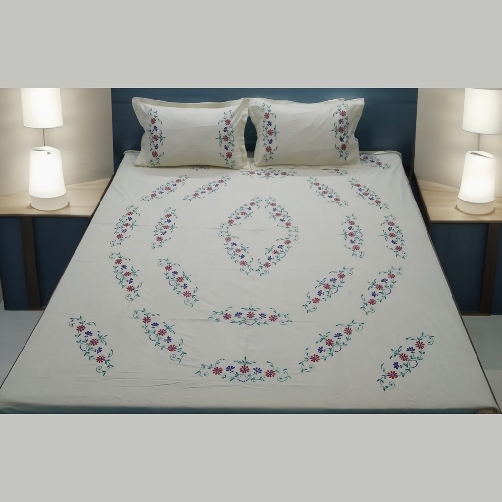 Makhon - Cream Bedsheet 