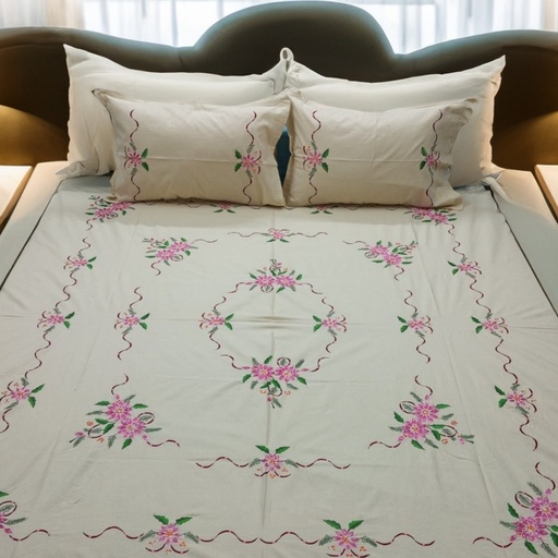 [BGEFSN01] Badami - Beige Bedsheet 