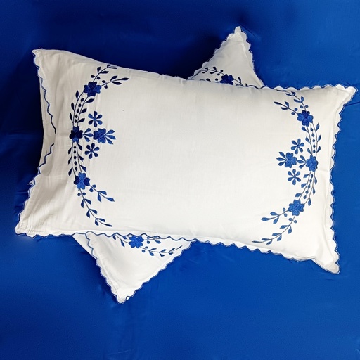 [BELLFL01] Bellflower White Pillow Cover 