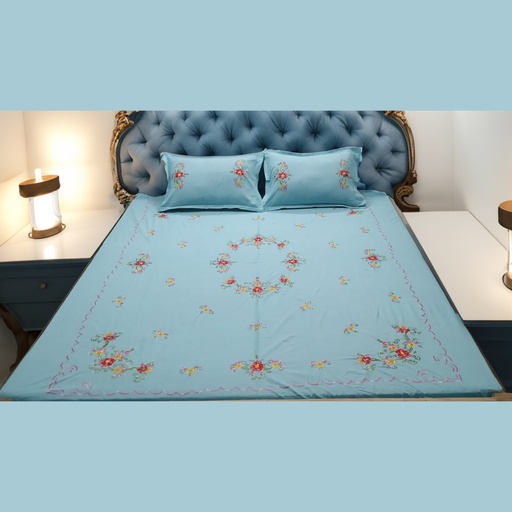 [HZNBLU01] Akashi - Sky Blue Bedsheet 