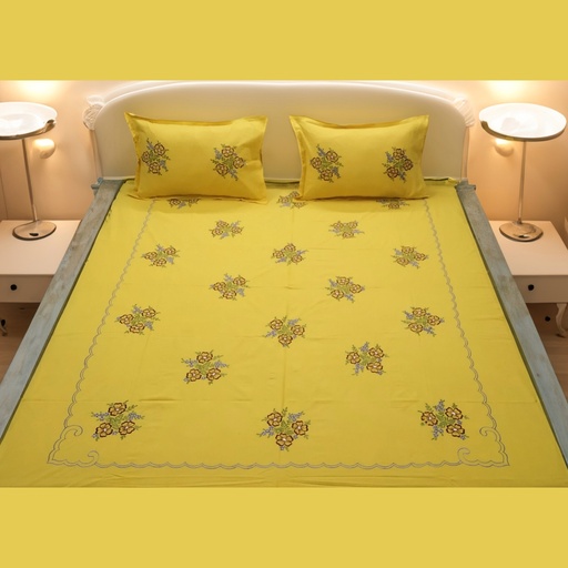 [MTHZRD01] Meetha Zard - Bright Yellow Bedsheet 